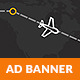 Airline Travel Flight GWD HTML5 Ad Banner 2 - CodeCanyon Item for Sale