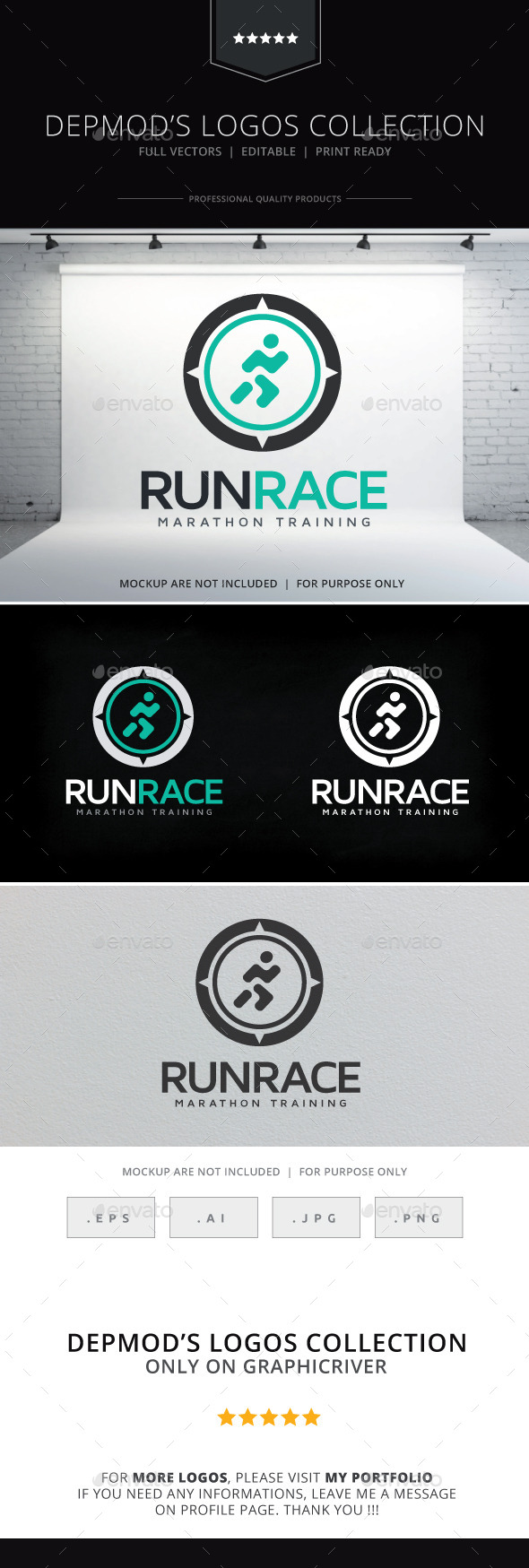 Run Race Logo
