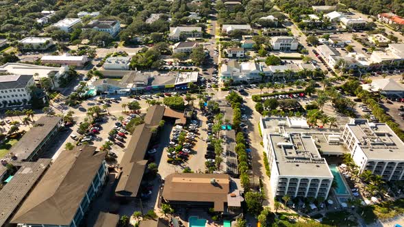 Aerial Video Hotels And Businesses On Vero Beach Fl