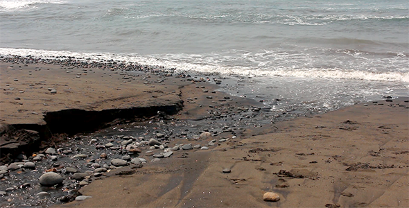 Small Stream Flowing to the Sea