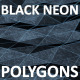 Black Neon Polygons - VideoHive Item for Sale