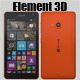 Element 3D - Microsoft Lumia 535 - 3DOcean Item for Sale