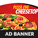 Pizza Fastfood Store GWD HTML5 Ad Banner - CodeCanyon Item for Sale