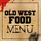 Multipurpose old west style food menu - GraphicRiver Item for Sale