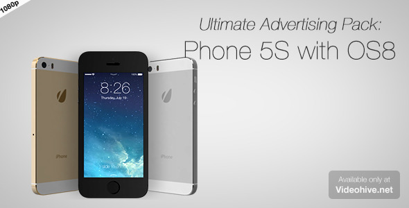 Ultimate Advertising Pack: Phone 5S with OS8
