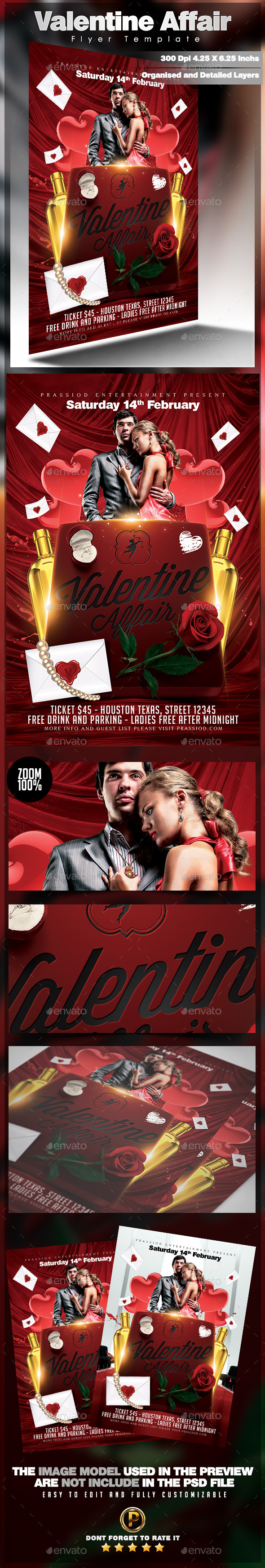 Valentine Affair Flyer Template