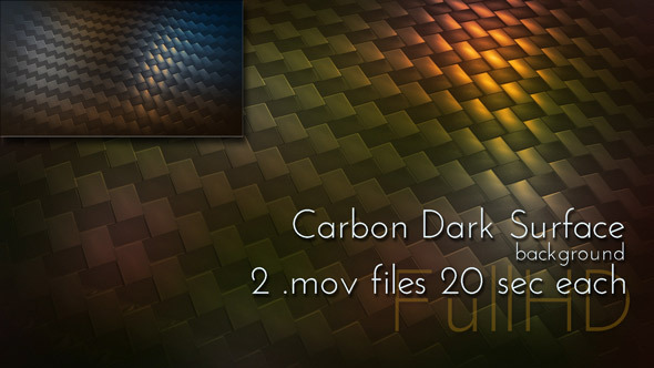 Dark Carbon Fiber Surface