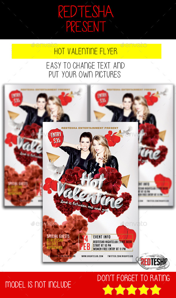 Hot Valentine Flyer