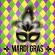 Black Mardi Gras Mask with Feathers - GraphicRiver Item for Sale
