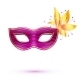 Purple Carnival Mask - GraphicRiver Item for Sale
