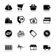 Market Icons Set with Reflection - GraphicRiver Item for Sale