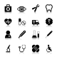 Medical Icons Set with Reflection - GraphicRiver Item for Sale
