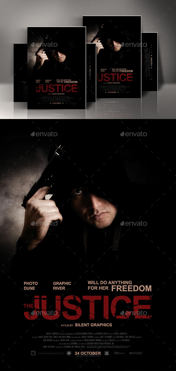 Action Movie Poster Template