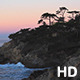 Pink Sunrise over Cliffs at Pebble Beach - VideoHive Item for Sale