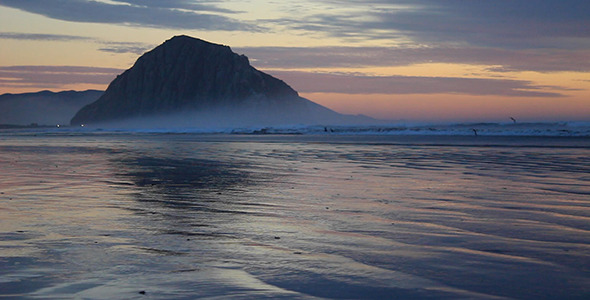 Soft Sunset at Morro Rock