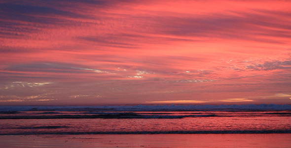 Brilliant Sunset over California 