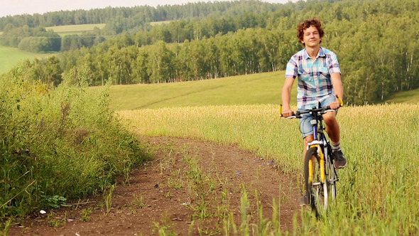 Boy With Bicycle 12