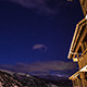 Night Stars Snow Mountain Chalet - VideoHive Item for Sale