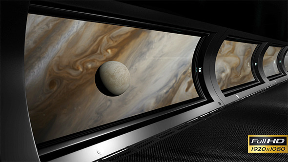 View From Jupiter`s Orbit