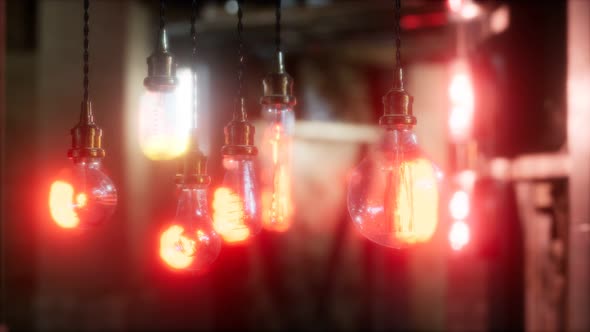 Old Retro Vintage Incandescent Light Bulb alt