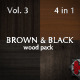 Brown & Black Wood Pack CG Textures 4 in 1 - 3DOcean Item for Sale