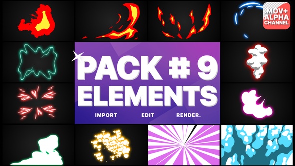 Flash FX Elements Pack 09 | Motion Graphics