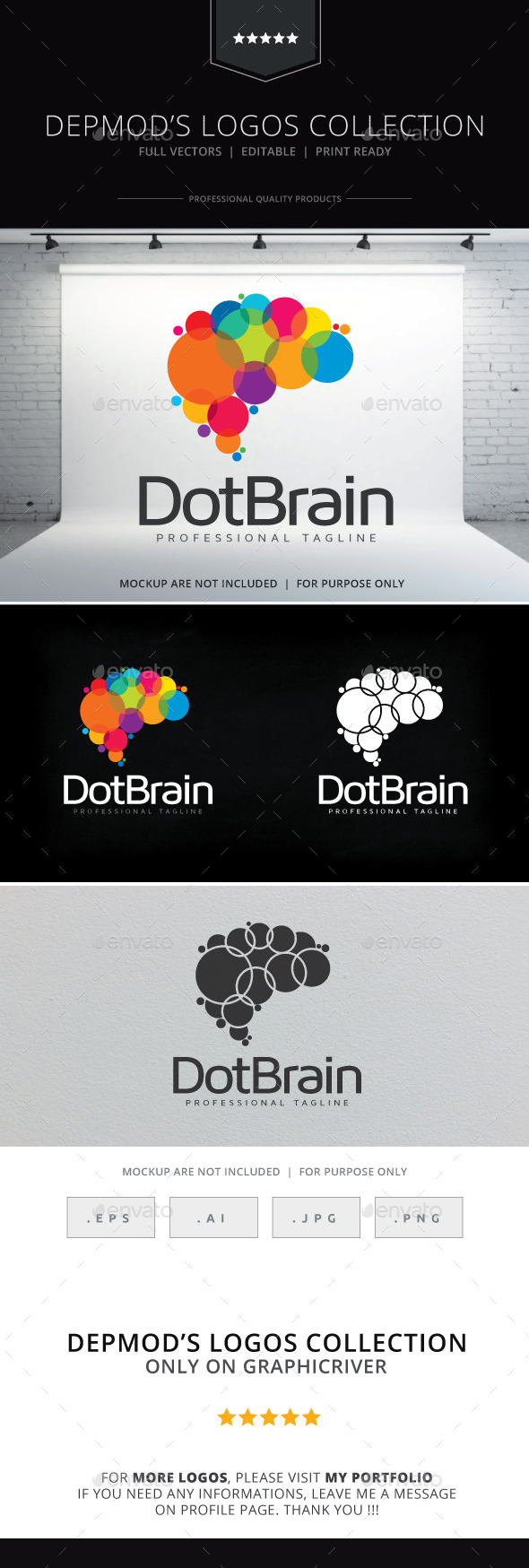 Dot Brain Logo