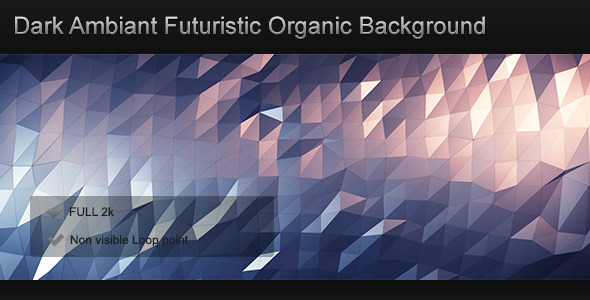 Dark Ambiant Futuristic Organic Background