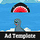 WhaleAttack Game GWD HTML5 Ad Banner - CodeCanyon Item for Sale
