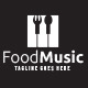 Food Music Logo - GraphicRiver Item for Sale