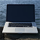 Laptop by the Ocean - VideoHive Item for Sale