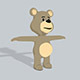 3D Bear UV - 3DOcean Item for Sale