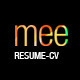 MEE - Responsive Resume / Personal Portfolio - ThemeForest Item for Sale