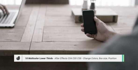 Multicolor Lower Thirds alt