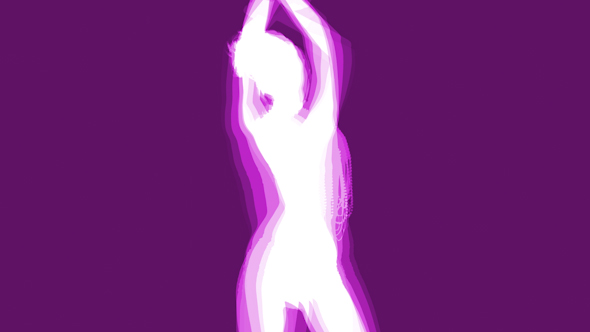 Sexy Dancer Shadow Silhouette 2