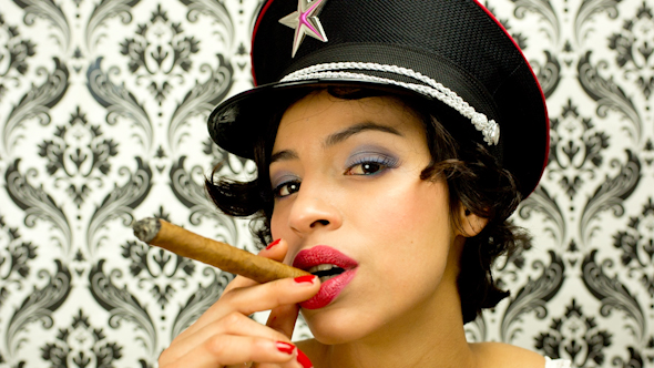 Sexy Woman Cigar Lingerie 3