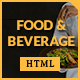 Food & Beverage Company One Page HTML - ThemeForest Item for Sale