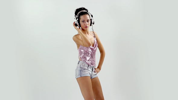 Sexy Girl Dance Headphones 4