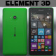 Element 3D - Microsoft Lumia 535 Green - 3DOcean Item for Sale