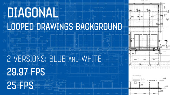 Construction Drawings Background - Diagonal