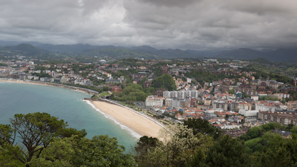 Playa De La Concha San Sebastian Spain 2