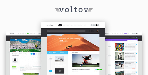 Voltov - Newspaper Template