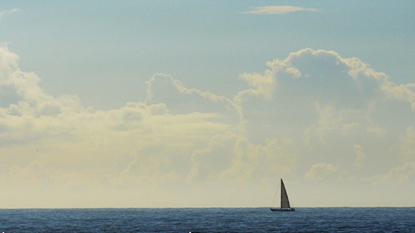 The Drifting Sailing Boat