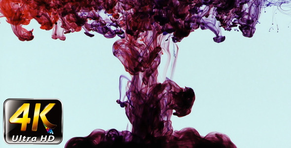 Colorful Paint Ink Drops Splash in Underwater 23 alt