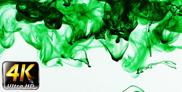 Colorful Paint Ink Drops Splash in Underwater 25