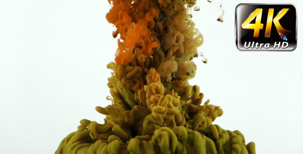 Colorful Paint Ink Drops Splash in Underwater 31 alt