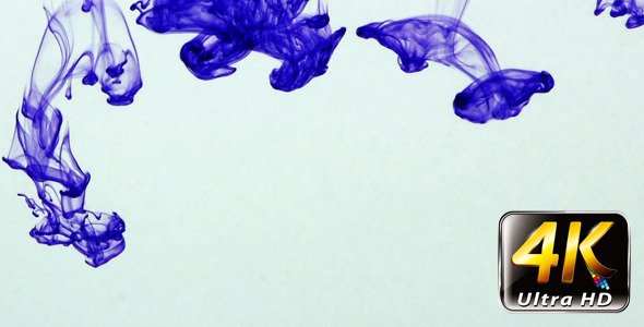 Colorful Paint Ink Drops Splash in Underwater 32