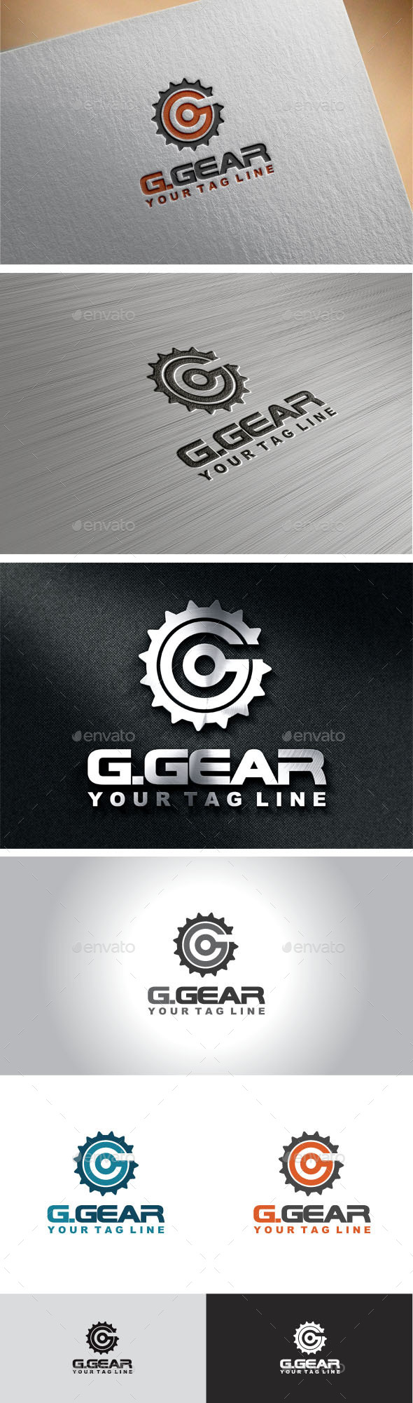 Gear Letter G Logo