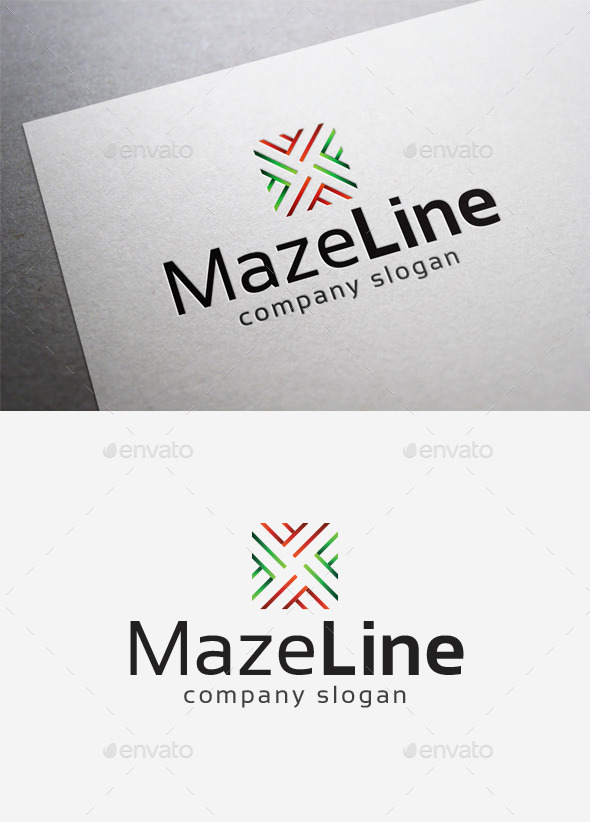 Maze Line Logo