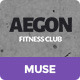 Aegon -  Gym/Fitness Club Adobe Muse Template - ThemeForest Item for Sale